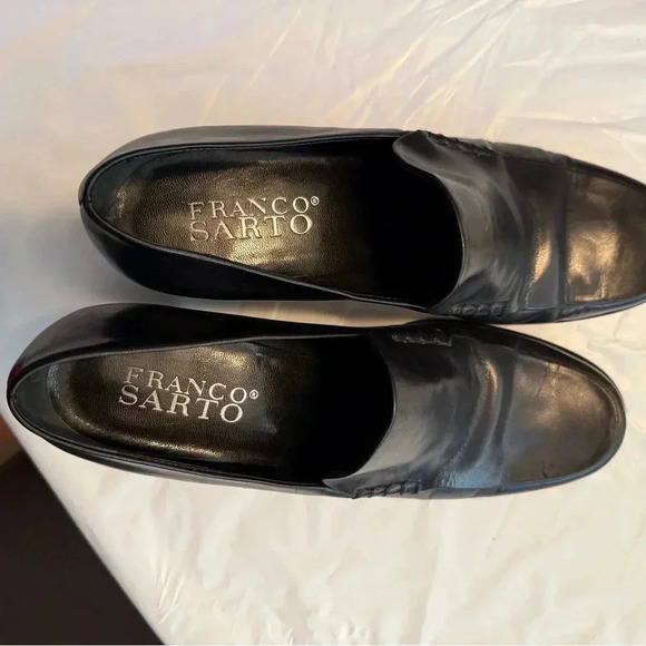 Franco Sarto Nolan Women US 7.5 Black Loafer - Picture 2 of 8